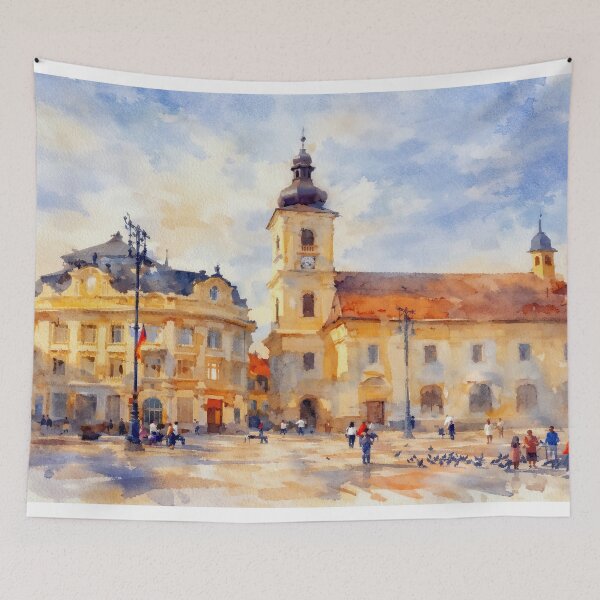 Item preview, Sibiu Grand Square Scene designed and sold by caracatita75.