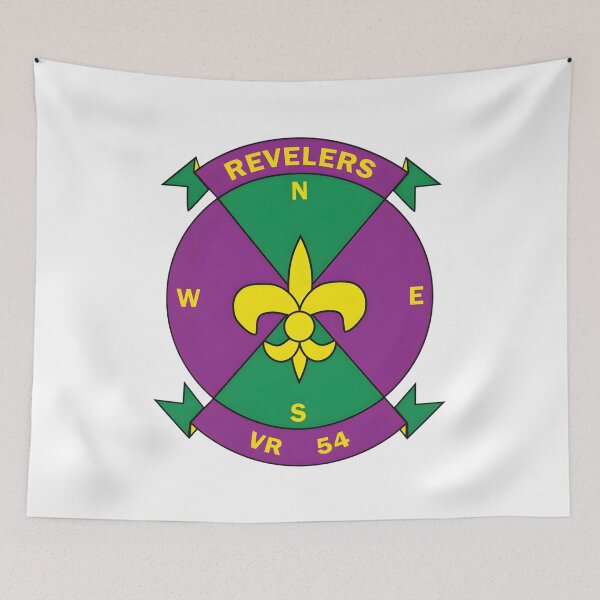 Item preview, VR-54 Revelers Squadron Fleur-de-lis Insignia designed and sold by CharlieDesings.