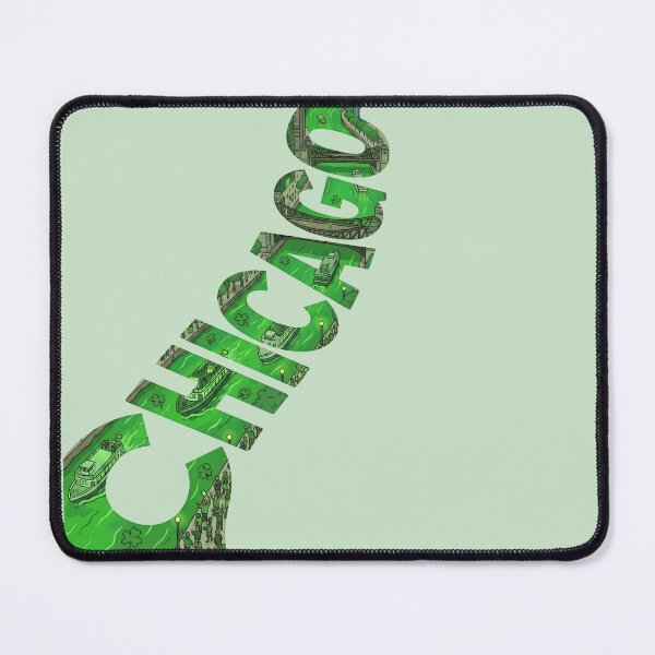 Item preview, Chicago St Patricks Day green river typography  designed and sold by WittyWeaveWear.