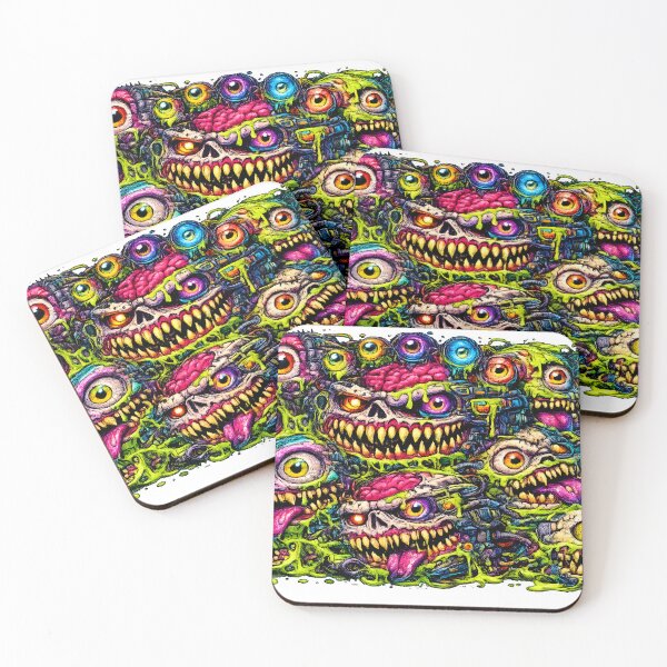 Item preview, Mutant Mashup - Gross-Out Art of Neon Monsters designed and sold by elglotonmusical.
