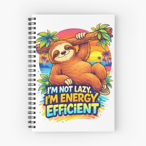 Item preview, I’m Not Lazy I’m Energy Efficient Sloth designed and sold by RetroRespect.