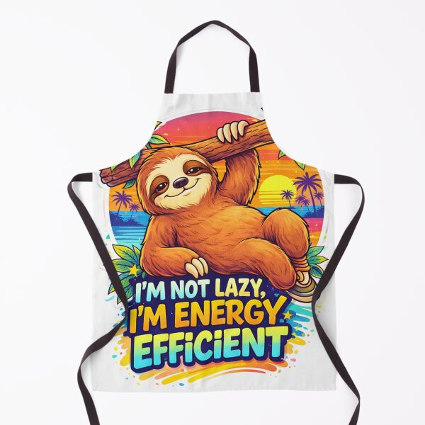 Item preview, I’m Not Lazy I’m Energy Efficient Sloth designed and sold by RetroRespect.