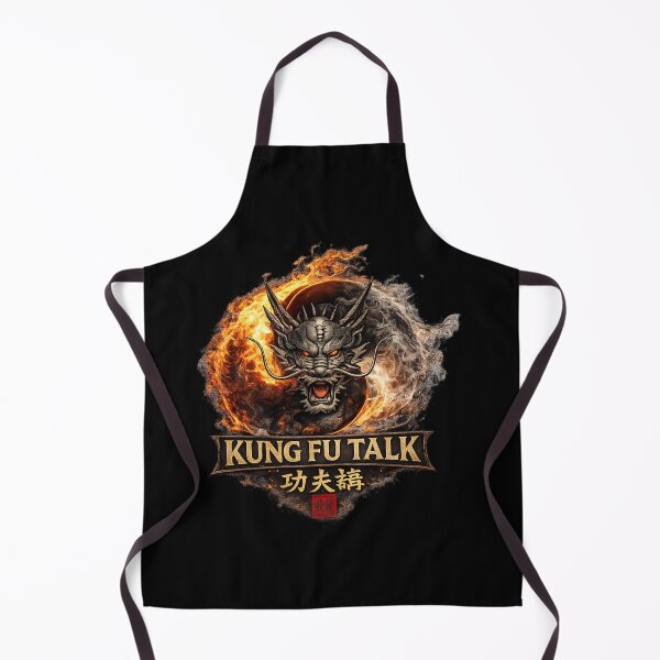 Item preview, Kung Fu Talk Podcast designed and sold by Fei Long Design Hub.