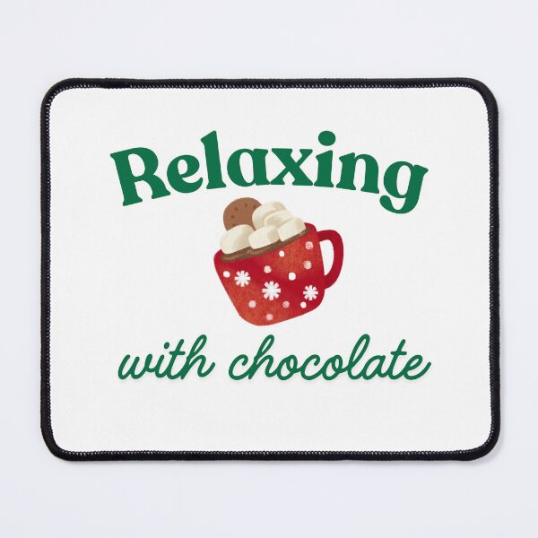 Item preview, Relaxing With Hot Chocolate - Cozy Christmas Mug designed and sold by TobiasLogic.