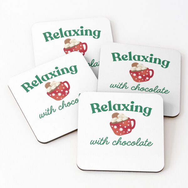 Item preview, Relaxing With Hot Chocolate - Cozy Christmas Mug designed and sold by TobiasLogic.