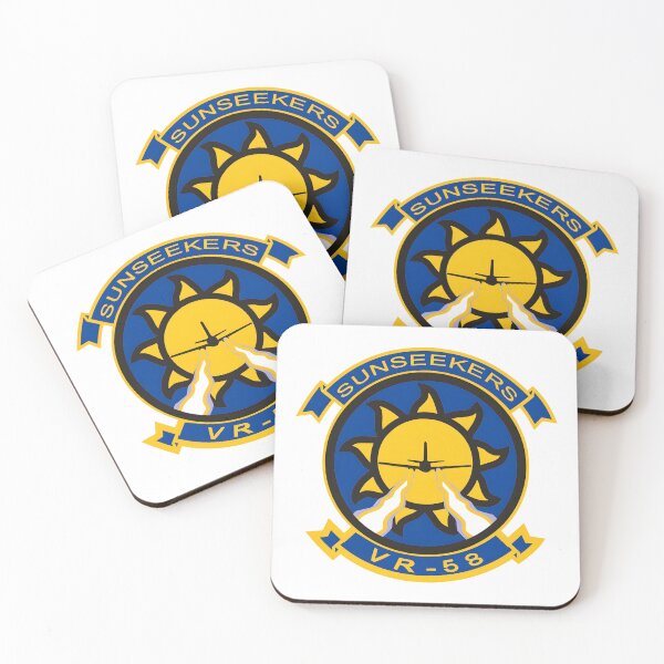Item preview, VR-58 Sunseekers Fleet Logistics Support Squadron Emblem designed and sold by CharlieDesings.