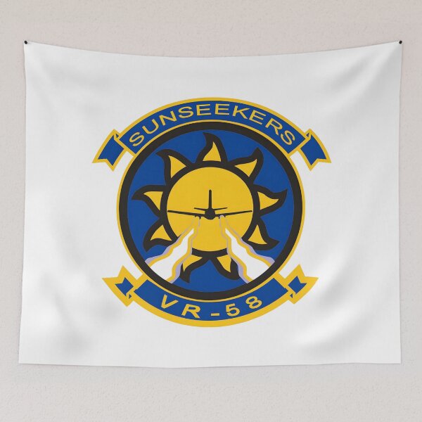 Item preview, VR-58 Sunseekers Fleet Logistics Support Squadron Emblem designed and sold by CharlieDesings.