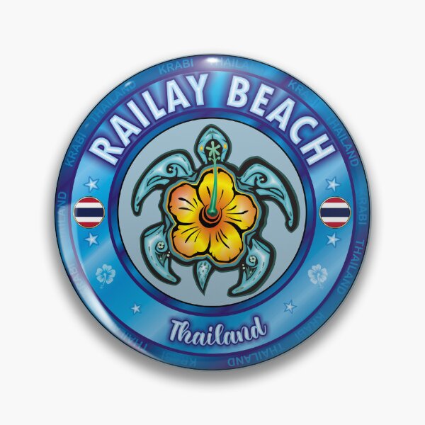 Item preview, Railay Beach Thailand sea turtle hibiscus designed and sold by studioss76.