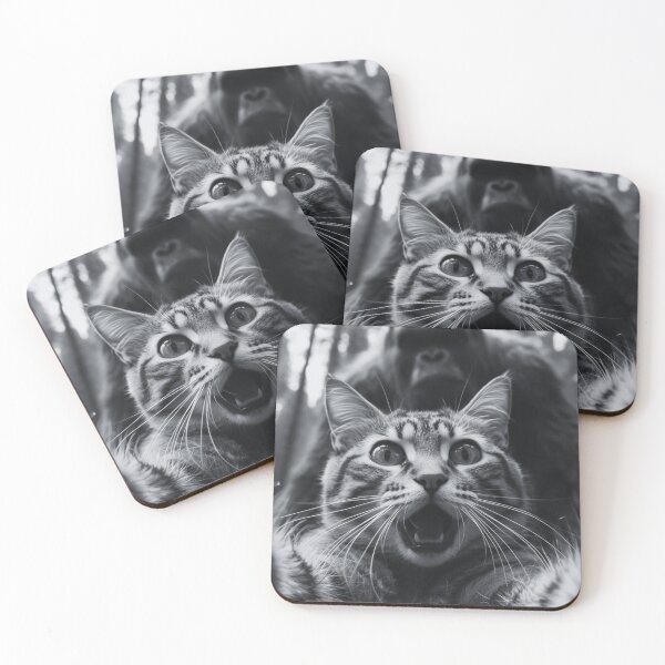 Item preview, Cat Selfie With Bigfoot Funny 3 designed and sold by Saxon Designs.