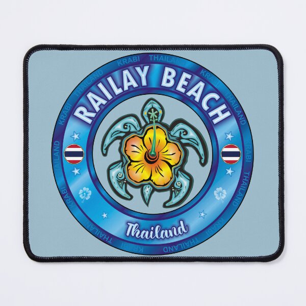Item preview, Railay Beach Thailand sea turtle hibiscus designed and sold by studioss76.