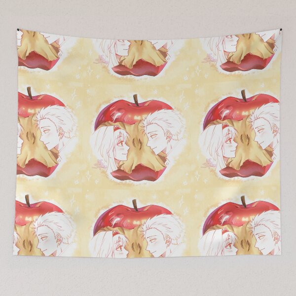 Item preview, Illustration of a girl and a boy with an apple designed and sold by Sohhhe.