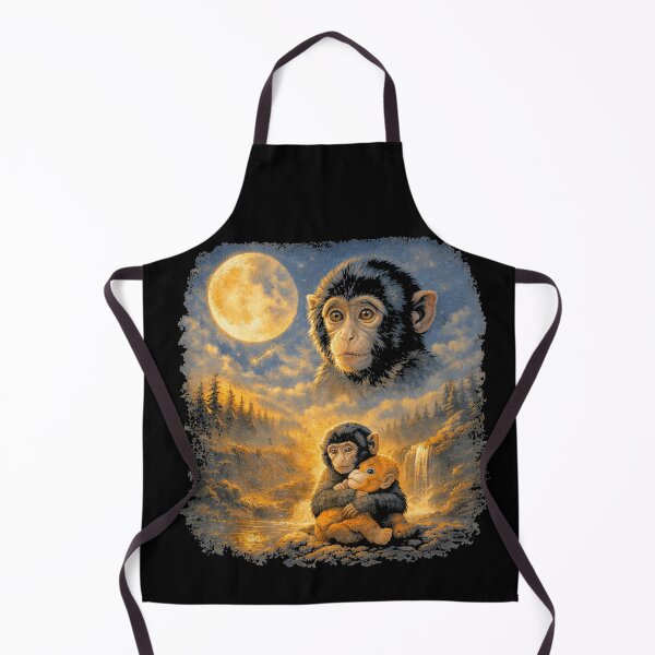 Item preview, Punch Monkey Moon 90s Retro Animal Vintage designed and sold by IdealDo.