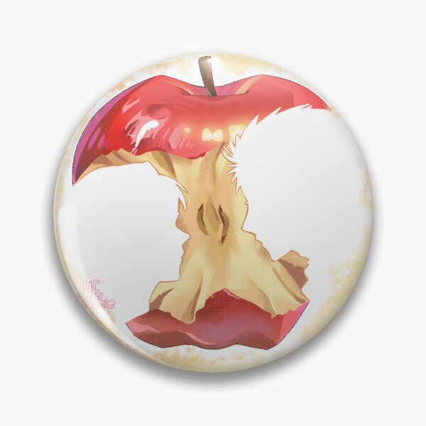 Item preview, Illustration of an apple with a silhouette of a girl and a boy designed and sold by Sohhhe.