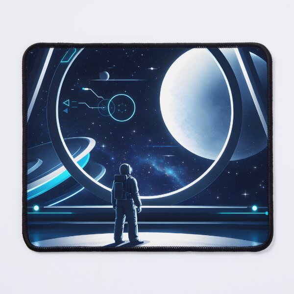 Item preview, Future Belongs to the Curious Astronaut designed and sold by AbstractAuraArt.