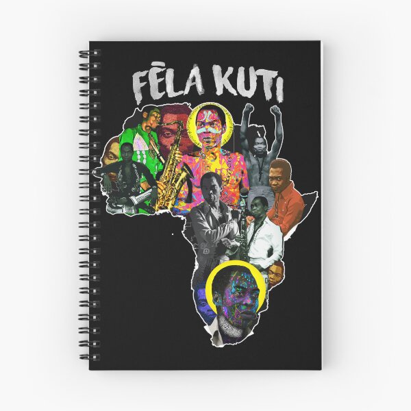 Item preview, Fela Kuti - Pan-African map collage designed and sold by Youngkev-arts.