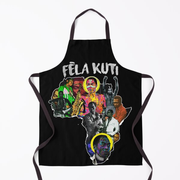 Item preview, Fela Kuti - Pan-African map collage designed and sold by Youngkev-arts.