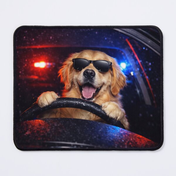 Item preview, Funny Golden Retriever Driving Meme funny dog designed and sold by Kladhadredo.
