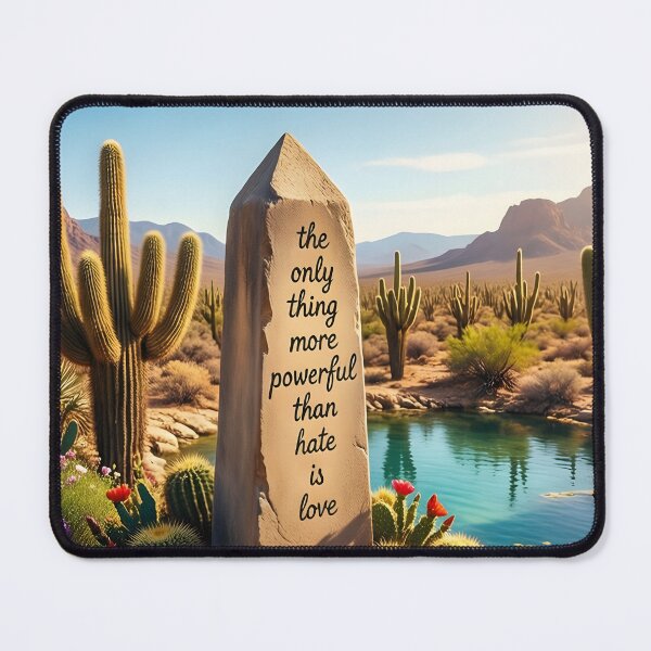 Item preview, Landscape The Only Thing More Powerful Than Hate Is Love designed and sold by Uglyandcute.