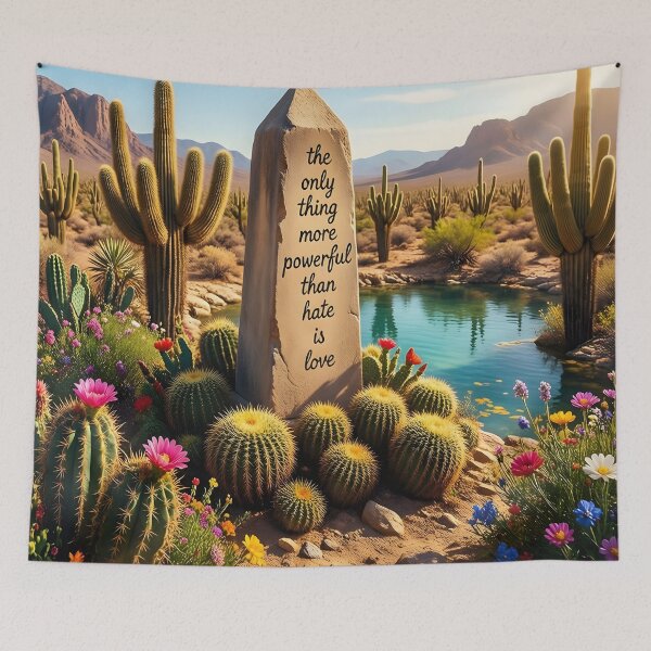Item preview, Landscape The Only Thing More Powerful Than Hate Is Love  designed and sold by Uglyandcute.