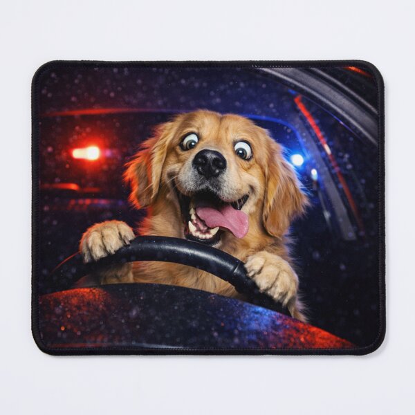 Item preview, Funny Golden Retriever Driving Meme funny dog designed and sold by Kladhadredo.