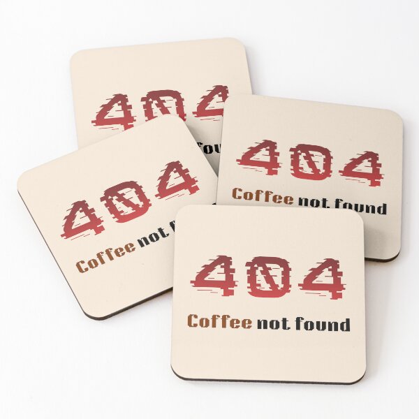 Item preview, Late Night Vibes - 404 Coffee Not Found Art - Light designed and sold by Aurora Store .