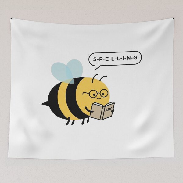 Item preview, Spelling Bee - Funny Gift for Teachers & Students designed and sold by Tamer ⭐⭐⭐⭐⭐.