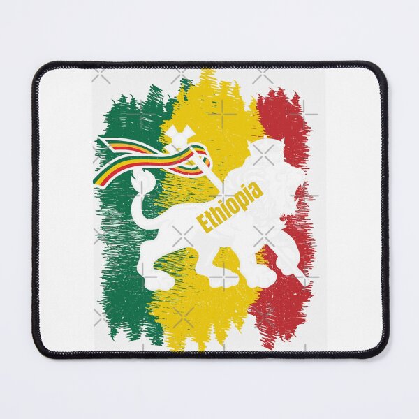 Item preview, Lion of Judah Ethiopia Flag Art. designed and sold by HabeshaCreative.