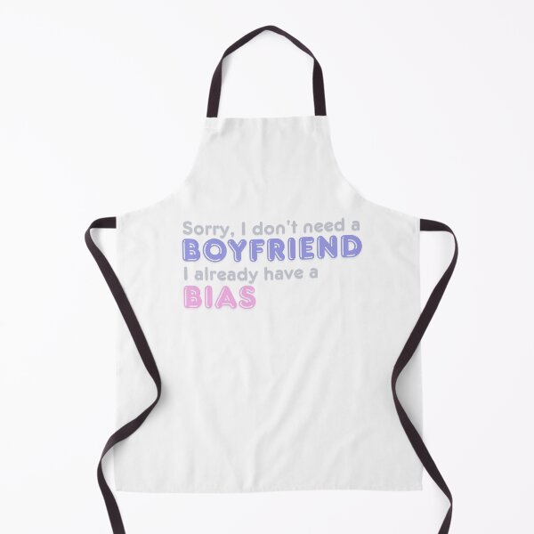 Item preview, I don't need a boyfriend, I definitely have a bias designed and sold by Hallyu Bubble.