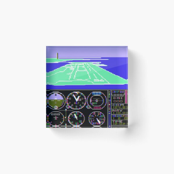Item preview, Retro Microsoft flight simulator 1980s MFS designed and sold by PilotandPlane.