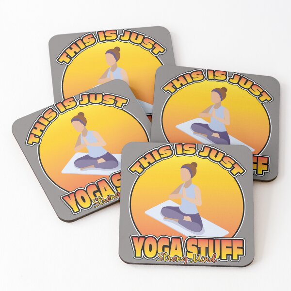 Item preview, THIS IS JUST YOGA STUFF STRONG MIND designed and sold by knight studio 77.