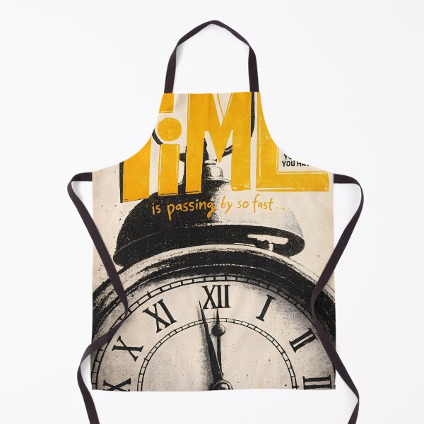Item preview, Time Is Passing Fast Motivational Quote designed and sold by AbstractAuraArt.