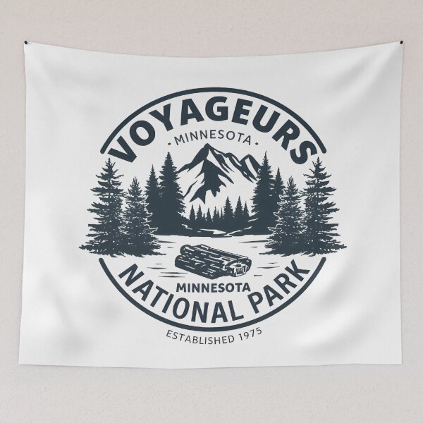 Item preview, Voyageurs National Park - Minnesota  designed and sold by GoodOldVintage.