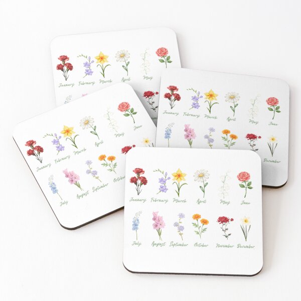 Item preview, Monthly Flowers designed and sold by JessicasCraftyC.