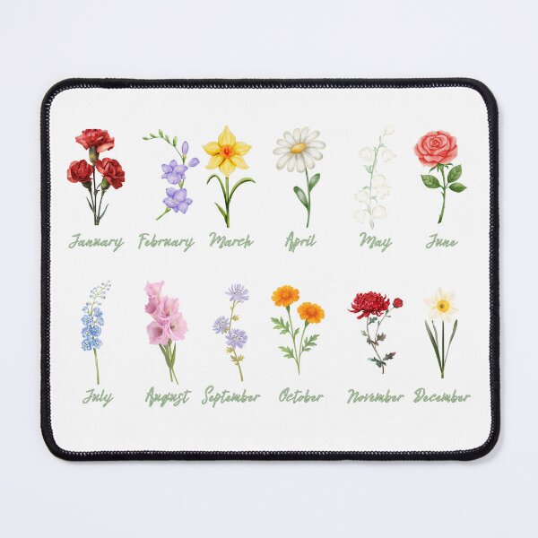 Item preview, Monthly Flowers designed and sold by JessicasCraftyC.