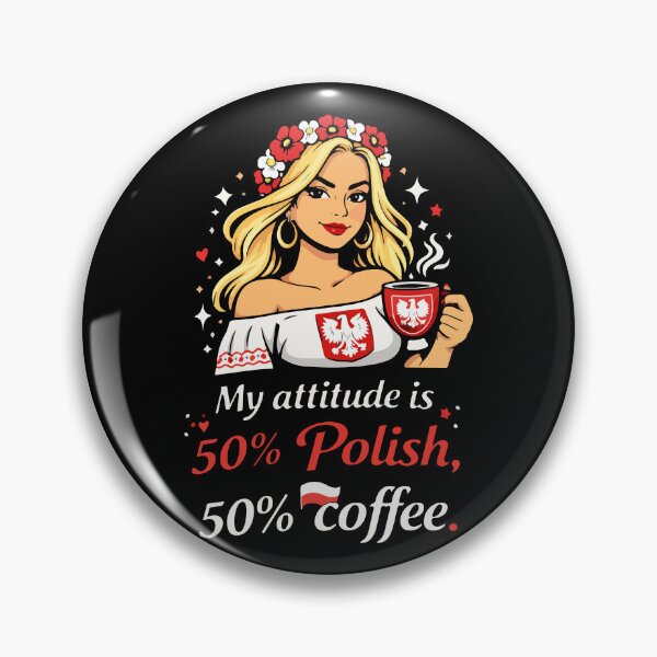 Item preview, 50% Polish 50% Coffee designed and sold by storelibertys.