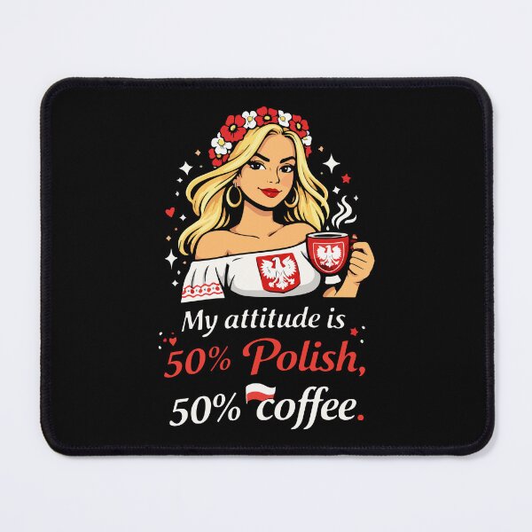 Item preview, 50% Polish 50% Coffee designed and sold by storelibertys.