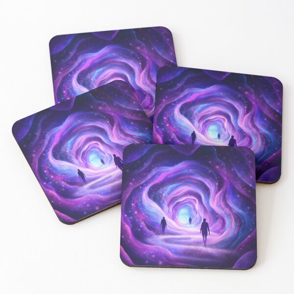 Item preview, Cosmic Consciousness Spiritual Galaxy Portal Art designed and sold by AbstractAuraArt.