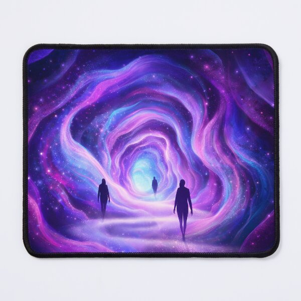 Item preview, Cosmic Consciousness Spiritual Galaxy Portal Art designed and sold by AbstractAuraArt.