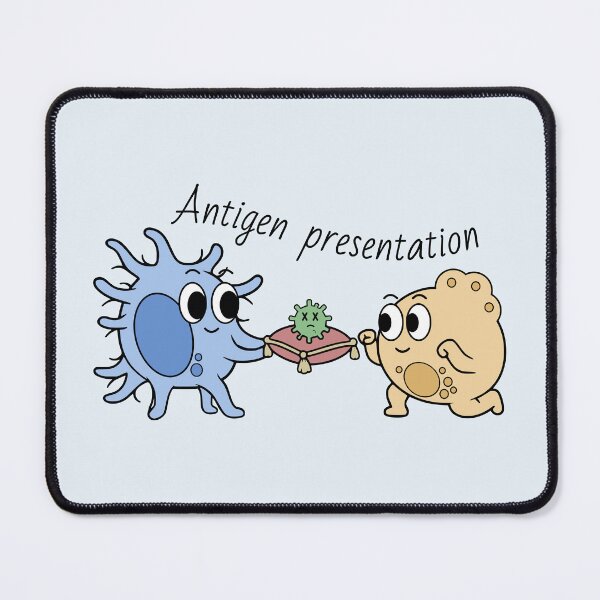 Item preview, Cute immune cells - Antigen presentation designed and sold by MicroMarket.