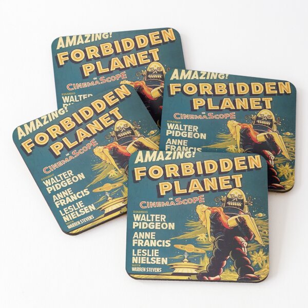 Item preview, Forbidden Planet 1956 Science Fiction Sci Fi Poster Ad Gift designed and sold by Maljonic.