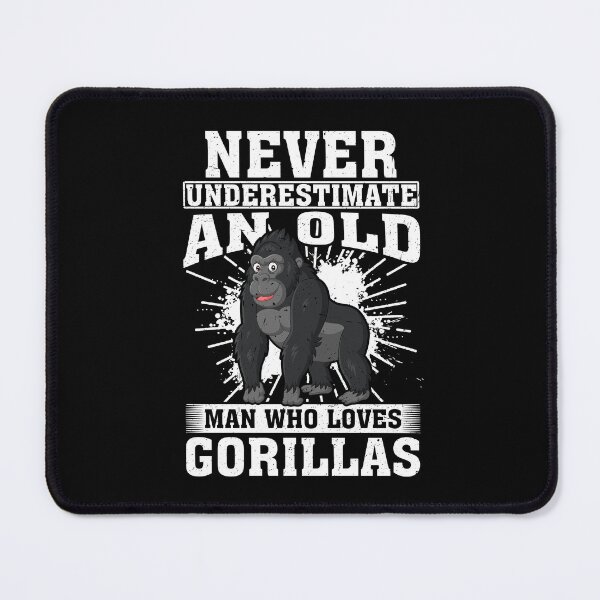 Item preview, Never Underestimate An Old Man Who Loves Gorillas  designed and sold by CosmoKitsch.