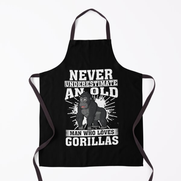 Item preview, Never Underestimate An Old Man Who Loves Gorillas designed and sold by CosmoKitsch.