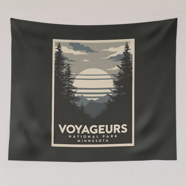 Item preview, Voyageurs National Park - Minnesota  designed and sold by GoodOldVintage.
