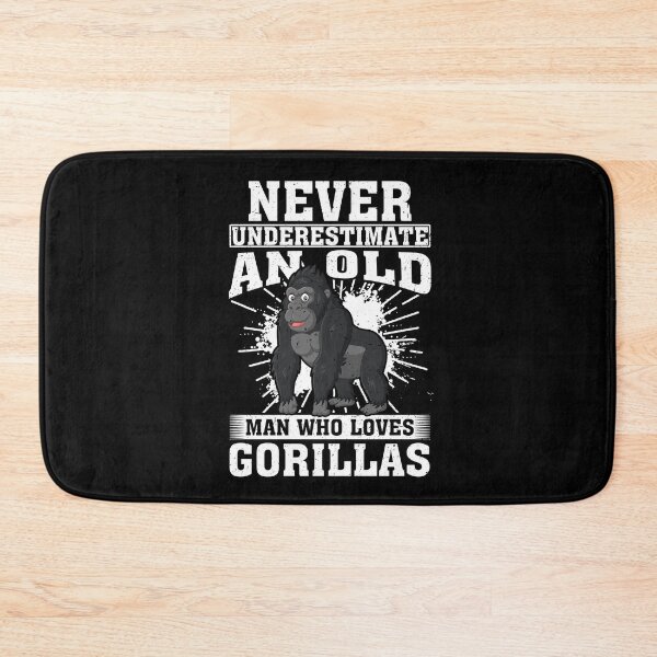 Item preview, Never Underestimate An Old Man Who Loves Gorillas  designed and sold by CosmoKitsch.