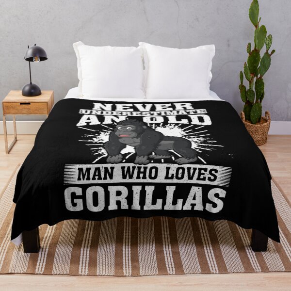 Item preview, Never Underestimate An Old Man Who Loves Gorillas  designed and sold by CosmoKitsch.