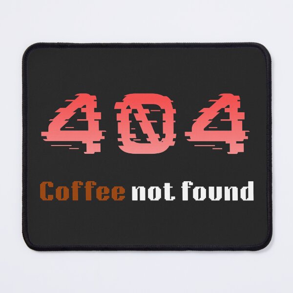 Item preview, Late Night Vibes - 404 Coffee Not Found Art - Dark designed and sold by Aurora Store .