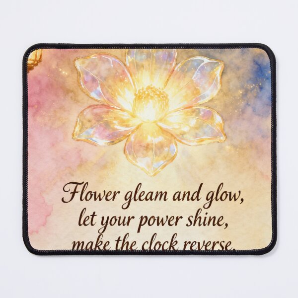 Item preview, Golden Healing Flower Song – Magical Lantern Watercolor Art designed and sold by inallusha.