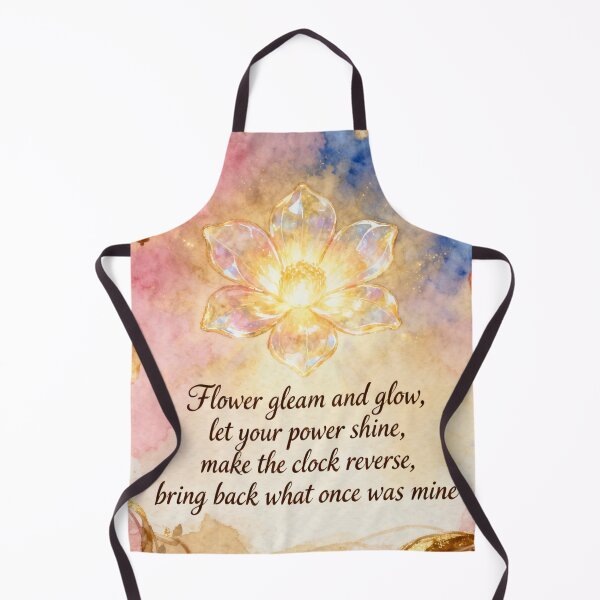 Item preview, Golden Healing Flower Song – Magical Lantern Watercolor Art designed and sold by inallusha.