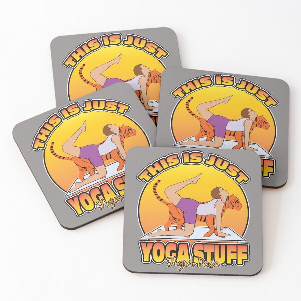 Item preview, THIS IS JUST YOGA STUFF TIGER POSE designed and sold by knight studio 77.