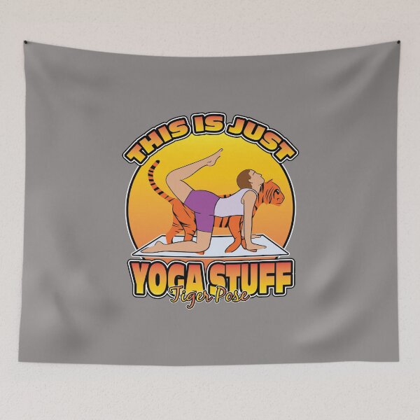Item preview, THIS IS JUST YOGA STUFF TIGER POSE designed and sold by knight studio 77.